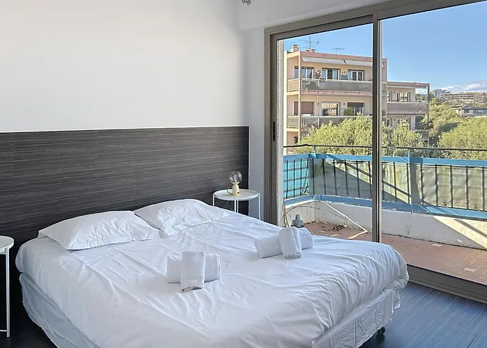 Apartamento La Pinede Equiped With Air Conditioning And A Pool! Antibes